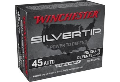 WINCHESTER SILVERTIP .45 ACP 185GRAIN 20ROUNDS