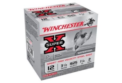 WINCHESTER XPERT 12 GAUGE  #2  3.5" STEEL 25ROUNDS