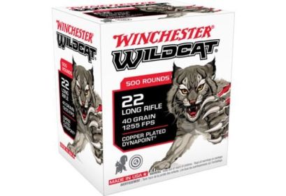 WINCHESTER WILDCAT .22LR 40GRAIN 500  ROUNDS