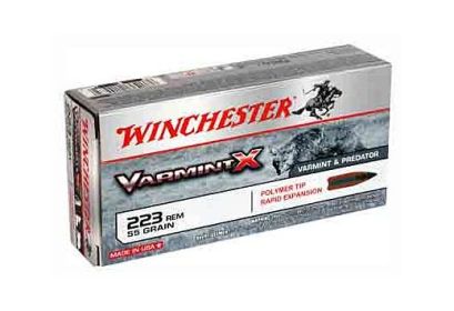 WINCHESTER VARMINT-X .223 REM  55 GRAIN  20 ROUNDS