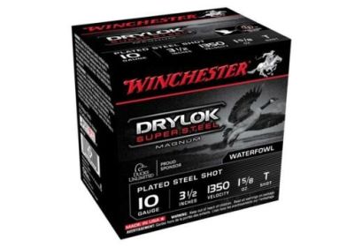 WINCHESTER DRYLOK 10 GAUGE  3.5"  1350 FPS 25ROUNDS