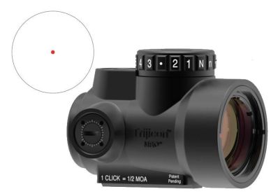 TRIJICON MRO ADJUSTABLE LED  1X25 2.0 MOA RED DOT