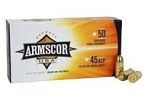 ARMSCOR .45 ACP 230GRAIN FMJ 50ROUNDS